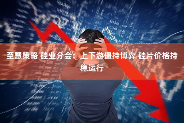 至慧策略 硅业分会:上下游僵持博弈 硅片价格持稳运行